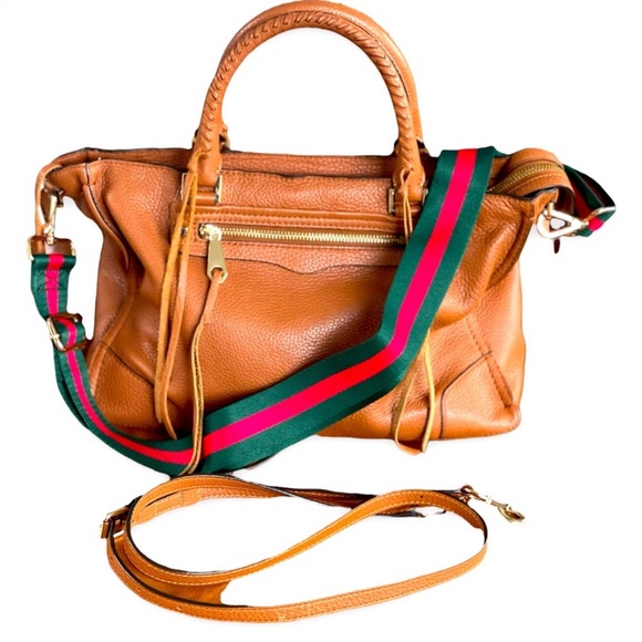 Rebecca Minkoff Handbags - Rebecca Minkoff Leather Satchel/Crossbody Bag with a Guitar and Leather Strap